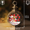 Custom Snowman Candlelight Lantern Ornament -  Personalized Christmas Birthday Gifts For Mom, Dad, Brother, Sister, Kids - Together We Are Forever Home