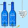 Custom Wine Bottle Wind Chime - Personalized Best Friend Birthday Gifts For Women, Besties, Sisters, BFF - You’re The Melody Of My Life