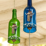 Custom Wine Bottle Wind Chime - Personalized Best Friend Birthday Gifts For Best Friends, BFF - No Limits To Friendship