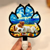 Custom Starry Night Wood And Acrylic Night Light - Personalized Pet Memorial Sympathy Gifts For Dogs - Forever Loved Never Forgotten