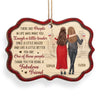 Custom Wood Ornament - Personalized Best Friend Christmas Birthday Gifts For Women, Besties, Sisters, BFF - Sidekicks To Every Story