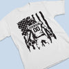 Custom Football Player T-shirt, Hoodie - Personalized Birthday Football Gifts For American Football Players, Football Lovers, NFL Fans - American Football With Flag