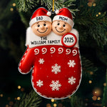 Custom Acrylic Ornament - Personalized Christmas Birthday Gifts For Mom, Dad, Kids - Family Moments Shine This Christmas