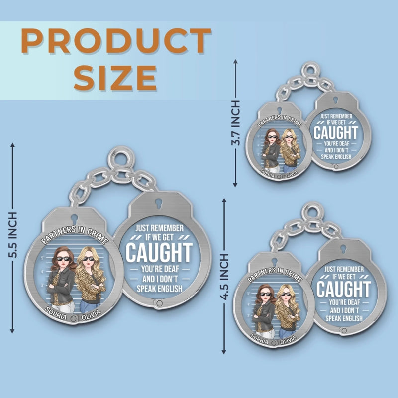 Custom Acrylic Ornament - Personalized Best Friend Christmas Birthday Gifts For Women, Besties, Sisters, BFF - Our Friendship Our Christmas Gift