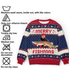 Custom Photo Unisex Ugly Sweatshirt - Personalized Christmas Birthday Gifts For Fisherman