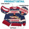 Custom Photo Unisex Ugly Sweatshirt - Personalized Christmas Birthday Gifts For Fisherman