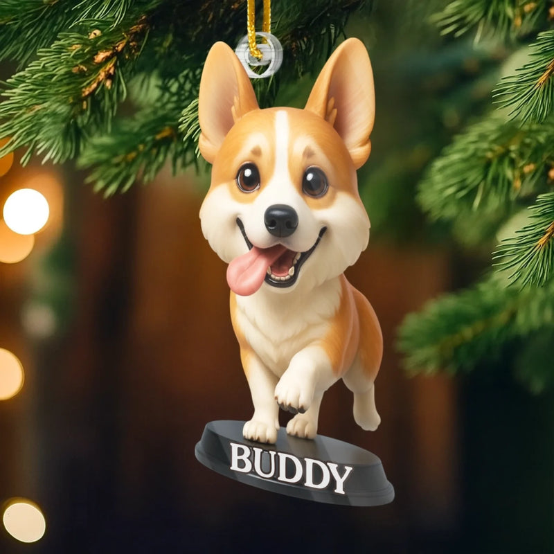 Custom Photo Acrylic Ornament - Personalized Christmas Birthday Gifts For Dog Cat Lovers, Dog Dad And Mom, Cat Owners - Cuteness Overload On The Tree