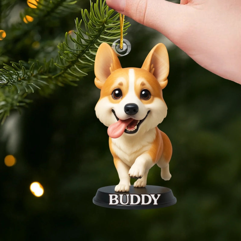 Custom Photo Acrylic Ornament - Personalized Christmas Birthday Gifts For Dog Cat Lovers, Dog Dad And Mom, Cat Owners - Cuteness Overload On The Tree