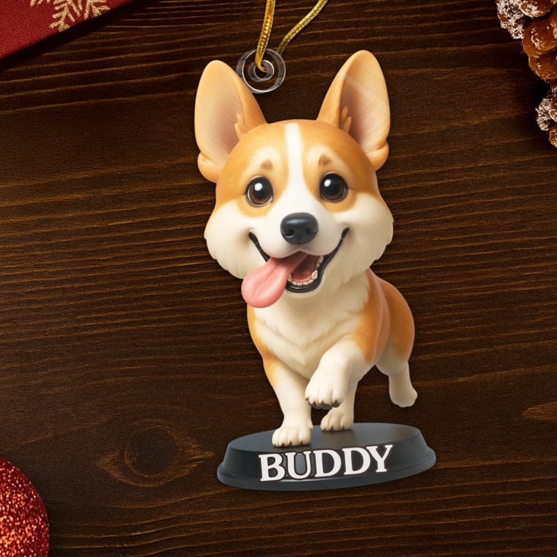 Custom Photo Acrylic Ornament - Personalized Christmas Birthday Gifts For Dog Cat Lovers, Dog Dad And Mom, Cat Owners - Cuteness Overload On The Tree