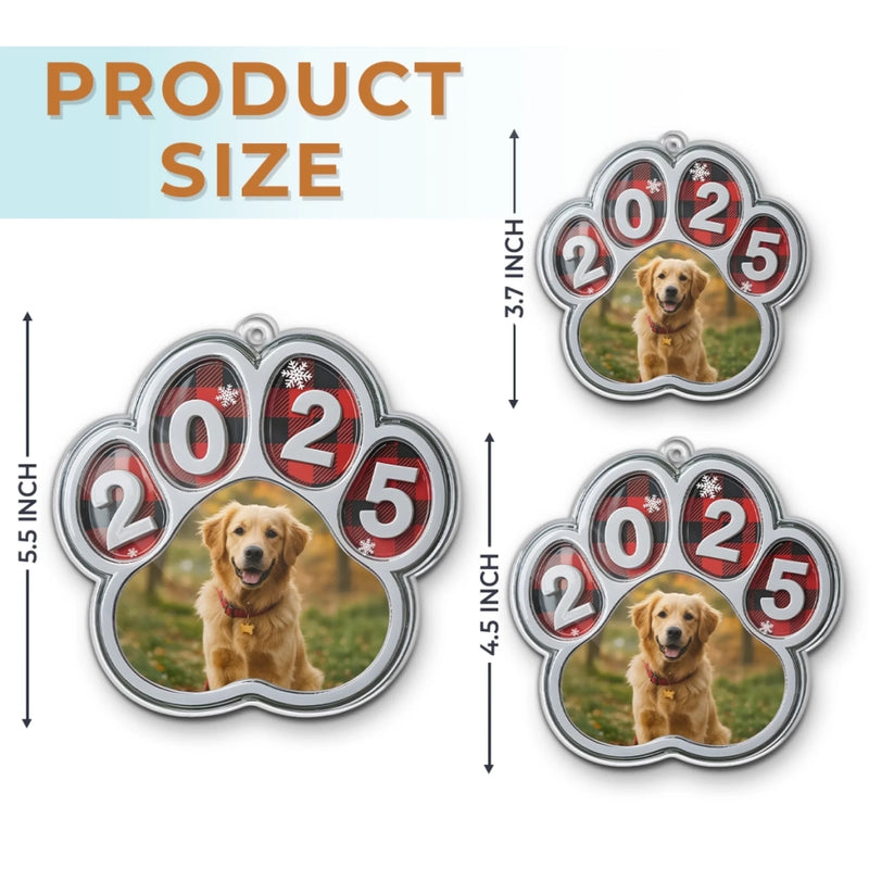 Custom Photo Acrylic Ornament - Personalized Pet Christmas Memorial Sympathy Gifts For Dogs, Cats - Always Beside My Soul