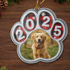 Custom Photo Acrylic Ornament - Personalized Pet Christmas Memorial Sympathy Gifts For Dogs, Cats - Always Beside My Soul