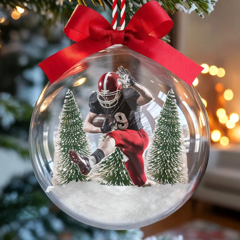 Custom Photo 3D Acrylic Ball Ornament - Personalized Christmas Birthday Gifts For Besties, Sisters, BFF, Family, Yourself - Doing What I Love Most
