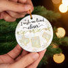 Custom Long Distance Ceramic Ornament - Personalized Best Friend Christmas Birthday Gifts For Women, Besties, Sisters, BFF - Bestie You Are My Gift