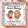 Custom Full-Print Jewelry Dish - Personalized Best Friend Birthday Gifts For Women, Besties, Sisters, BFF  - Bestie Chaos Brings Endless Laughs