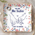 Custom Name Sister Gifts - Personalized Full-print Jewelry Dish
