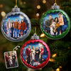 Custom Photo Acrylic Ornament - Personalized Christmas Birthday Gifts For Mom, Dad, Brother, Sister, Kids - Together This Christmas