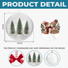 Custom First Christmas 3D Acrylic Ball Ornament - Personalized Anniversary Christmas Wedding Gifts For Husband And Wife, Him And Her - You And Me Forever