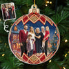 Custom Photo Acrylic Ornament - Personalized Christmas Birthday Gifts For Mom, Dad, Brother, Sister, Kids - Always Close at Heart