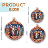 Custom Photo Acrylic Ornament - Personalized Christmas Birthday Gifts For Mom, Dad, Brother, Sister, Kids - Always Close at Heart