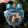 Custom Photo Acrylic Ornament - Personalized Christmas Birthday Gifts For Mom, Dad, Brother, Sister, Kids - Family Love Makes Spirits Bright