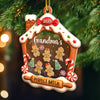 Custom 3 Layers Shaker Ornament - Personalized Christmas Birthday Gifts For Mom, Grandma - Shaken With Love Wrapped In Joy