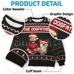 Custom Unisex Ugly Sweatshirt - Personalized  Christmas Birthday Gifts For Dog Lovers, Dog Dad And Mom - Master Of Fetch