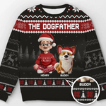Custom Unisex Ugly Sweatshirt - Personalized  Christmas Birthday Gifts For Dog Lovers, Dog Dad And Mom - Master Of Fetch