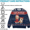 Custom Unisex Ugly Sweatshirt - Personalized  Christmas Birthday Gifts For Dog Lovers, Dog Dad And Mom - A Pawfect Holiday Duo
