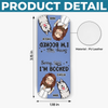 Custom Leather Magnetic Bookmark - Personalized  Bookish Gifts For Book Lovers, Bookworms, Dog Dad And Mom - Paws Off My Page