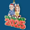 Custom Acrylic Ornament - Personalized Anniversary Christmas Wedding Gifts For Husband And Wife, Him And Her - Our Love Is Paw-Some