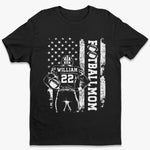 Upload Photo Senior Football Mama T-shirt, Hoodie - Personalized Birthday Football Gifts For Mom, Football Lovers, NFL Fans, Sport Lovers - 2025 Senior Football With Kid Photos