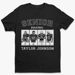 Upload Photo Senior Football Mama T-shirt, Hoodie - Personalized Birthday Football Gifts For Mom, Football Lovers, NFL Fans, Sport Lovers - 2025 Senior Football With Kid Photos
