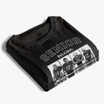 Upload Photo Senior Football Mama T-shirt, Hoodie - Personalized Birthday Football Gifts For Mom, Football Lovers, NFL Fans, Sport Lovers - 2025 Senior Football With Kid Photos