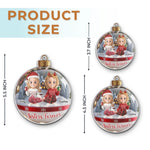 Custom Acrylic Ornament - Personalized Best Friend Christmas Birthday Gifts For Women, Besties, Sisters, BFF - Bond Beyond Time