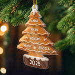 Custom Name Gingerbread Christmas Family Gifts - Personalized Ornament