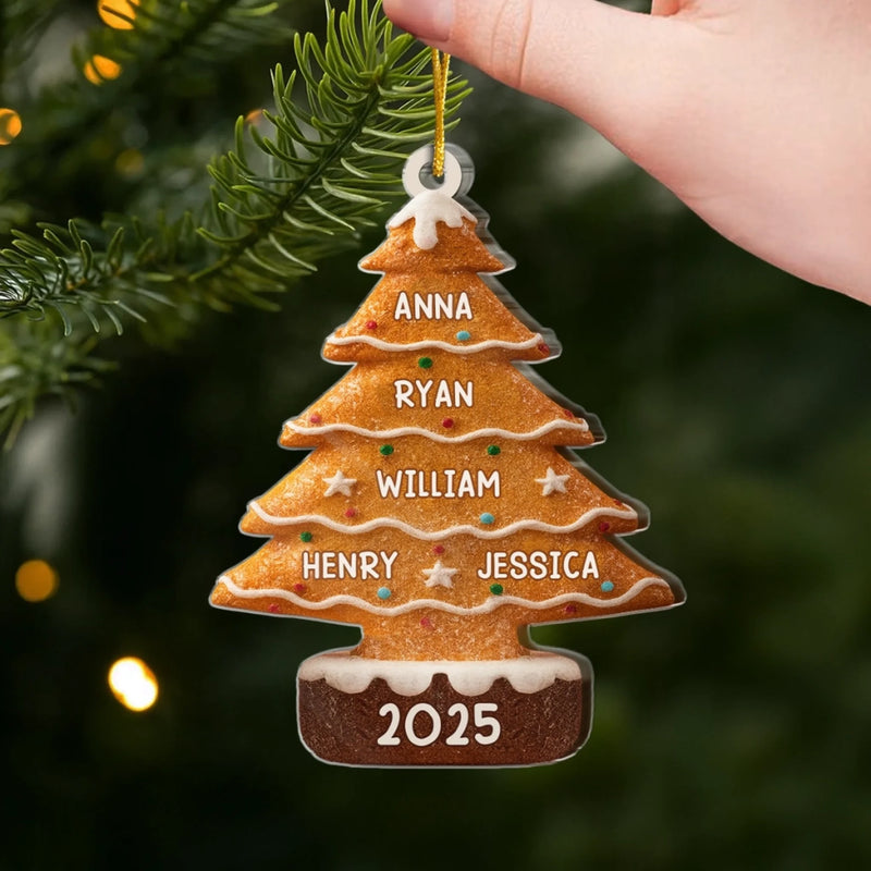 Custom Acrylic Ornament - Personalized Christmas Birthday Gifts For Mom, Dad, Kids - Joyful Loving Family