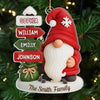 Custom Acrylic Ornament - Personalized Christmas Birthday Gifts For Mom, Dad, Kids - The Magic Begins With Us