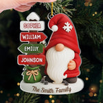 Custom Name Christmas Family Gifts - Personalized Ornament