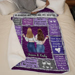 Custom Blanket - Personalized Best Friend Birthday Gifts For Women, Besties, Sisters, BFF - Warmth Of Our Bond