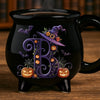 Custom 12oz Ceramic Cauldron Coffee Mug - Personalized Halloween Witchy Gifts For Besties, Sisters, BFF, Family, Yourself - Brew And Boo