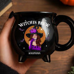 Custom Name Witch Halloween Gifts - Personalized Cauldron Coffee Mug