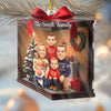 Custom Photo Acrylic Ornament - Personalized Christmas Birthday Gifts For Mom, Dad, Brother, Sister, Kids - Cherishing The Bond That Built Us