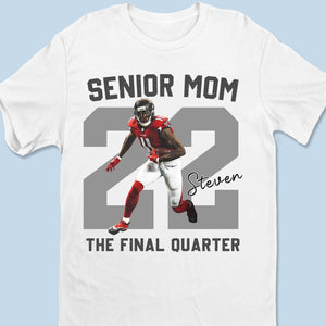 Upload Photo Football Cheer GameDay T-shirt, Hoodie - Personalized Birthday Football Gifts For Mom, American Football Players, Football Lovers, NFL Fans, - American Football Senior GameDay copy