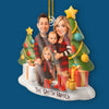 Custom Photo Acrylic Ornament - Personalized Christmas Birthday Gifts For Mom, Dad, Brother, Sister, Kids - Christmas Chaos, Family Bliss
