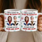 Custom Mug - Personalized Birthday Gifts For Mom, Daughter - A Circle Of Endless Love
