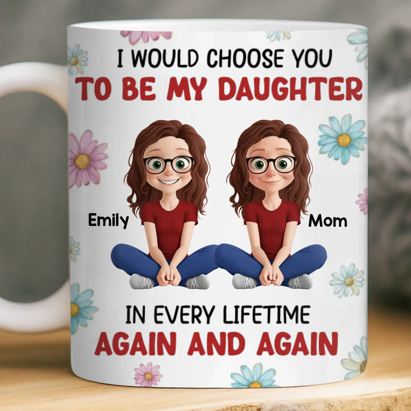 Custom Mug - Personalized Birthday Gifts For Mom, Daughter - A Circle Of Endless Love