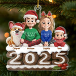 Custom Acrylic Ornament - Personalized Christmas Birthday Gifts For Family, Dog Cat Lovers - Together Is Our Best Tradition