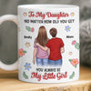 Custom Mug - Personalized Birthday Gifts For Dad, Mom, Daughter - Love Grows In Every Embrace