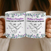 Custom Mug - Personalized Birthday Gifts For Mom, Daughter - Love Passed From Heart To Heart