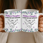 Custom Mug - Personalized Birthday Gifts For Mom, Daughter - Love Passed From Heart To Heart